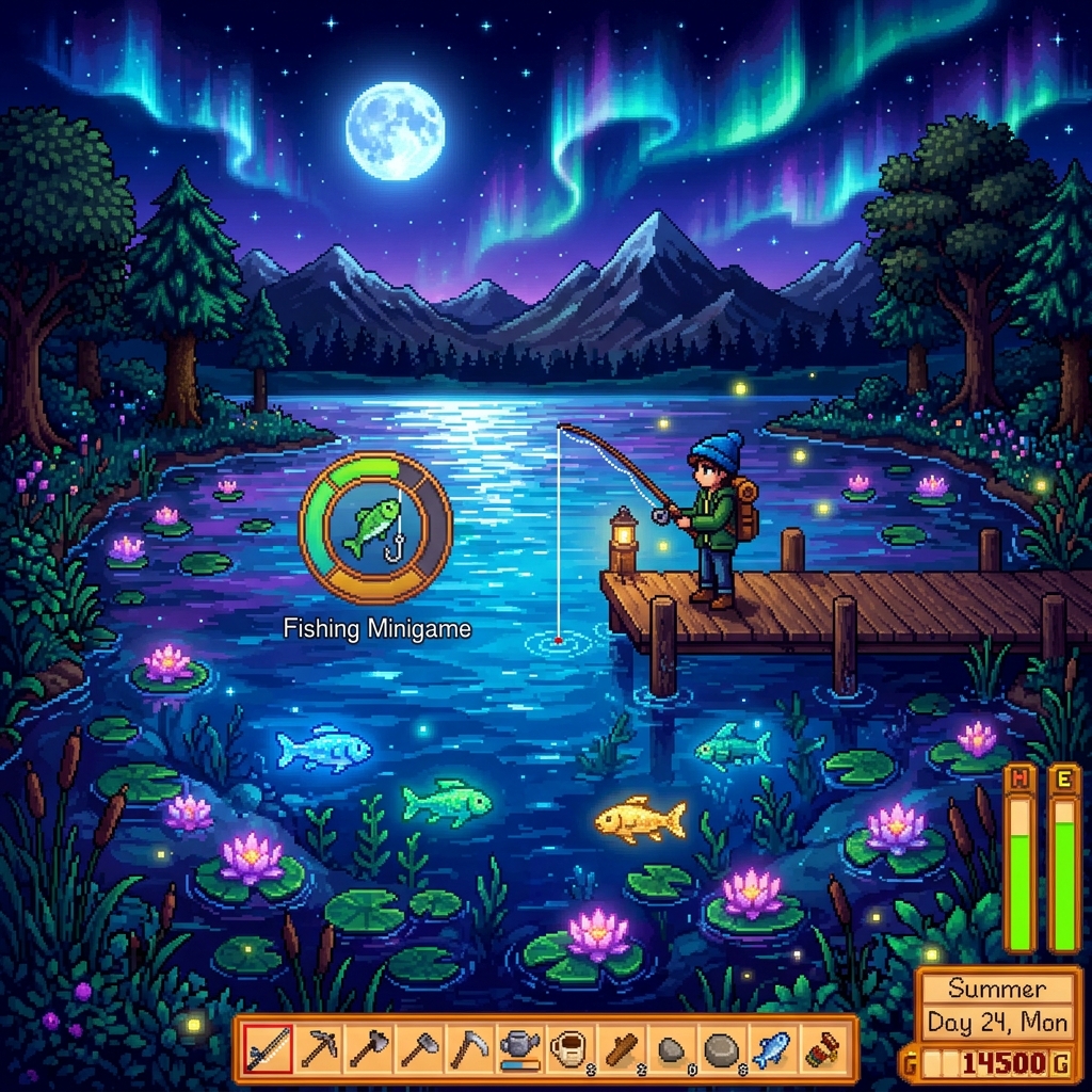 Neon Borough Fishing